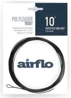 Airflo Trout 10' Polyleader -The Fiy Fishers Fly Shop 10 Super Fast Sink