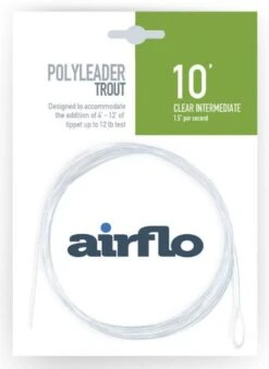 Airflo Trout 10' Polyleader -The Fiy Fishers Fly Shop 10 intermediate
