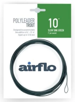 Airflo Trout 10' Polyleader -The Fiy Fishers Fly Shop 10 slow slink