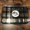 Fly Fish Food Logo Fly Box, Ultra Clear 18 Compartments - Large 1 Fly Fish Food Logo Fly Box, Ultra Clear 18 Compartments - Large -The Fiy Fishers Fly Shop 18c