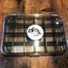 Fly Fish Food Logo Fly Box, Ultra Clear 24 Compartment - Large 2 Fly Fish Food Logo Fly Box, Ultra Clear 24 Compartment - Large -The Fiy Fishers Fly Shop 24c