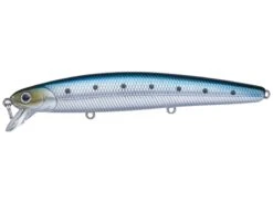 Lucky Craft Flash Minnow 110SP -The Fiy Fishers Fly Shop FPSuperGlowMetallicSardine