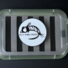 Fly Fish Food Logo Fly Box - Clear W/Page, Medium W/Dry Fly Foam -The Fiy Fishers Fly Shop dry