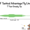 FNF Tactical Advantage Line - Sneaky Tip Fast (1.5 Ips) -The Fiy Fishers Fly Shop snaekyf2